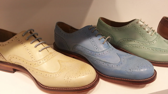 Bertie pastel brogues for a colourful Spring