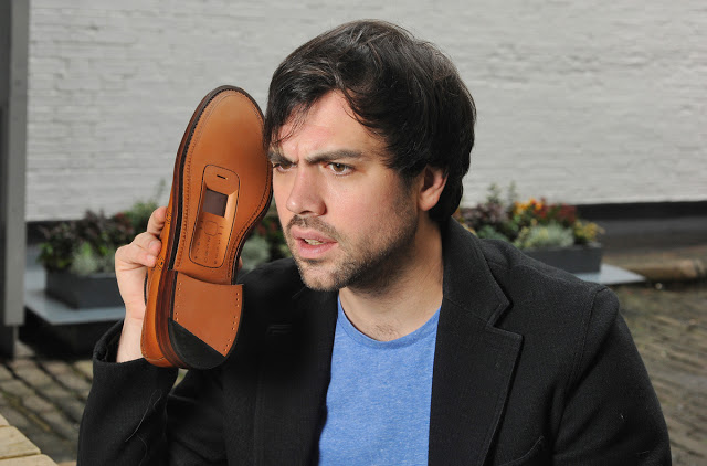 02 recycles old phones into your shoes