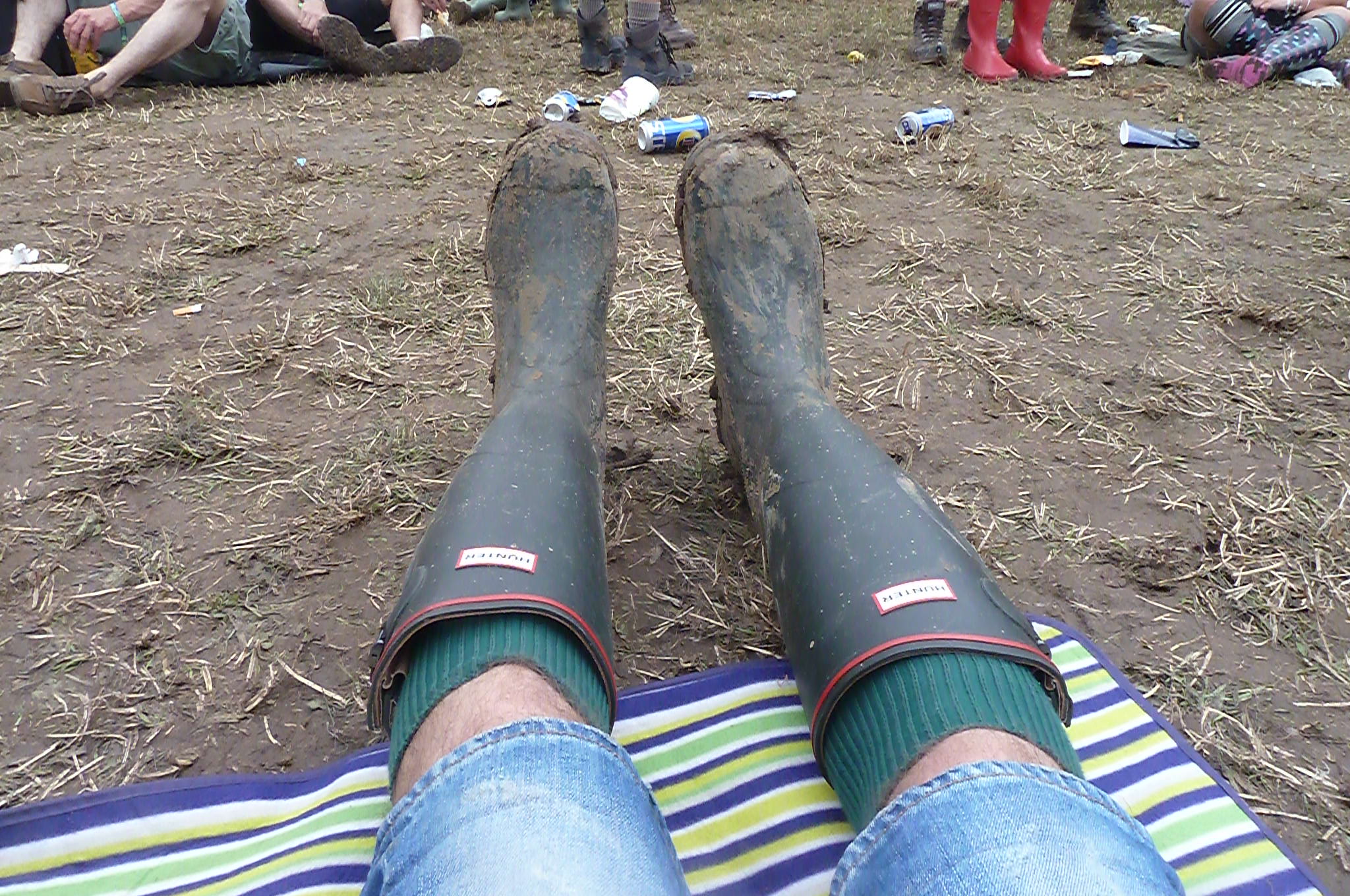 Hunter wellies are the only festival must have