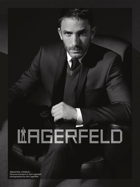 Karl Lagerfeld shoots his personal bodyguard