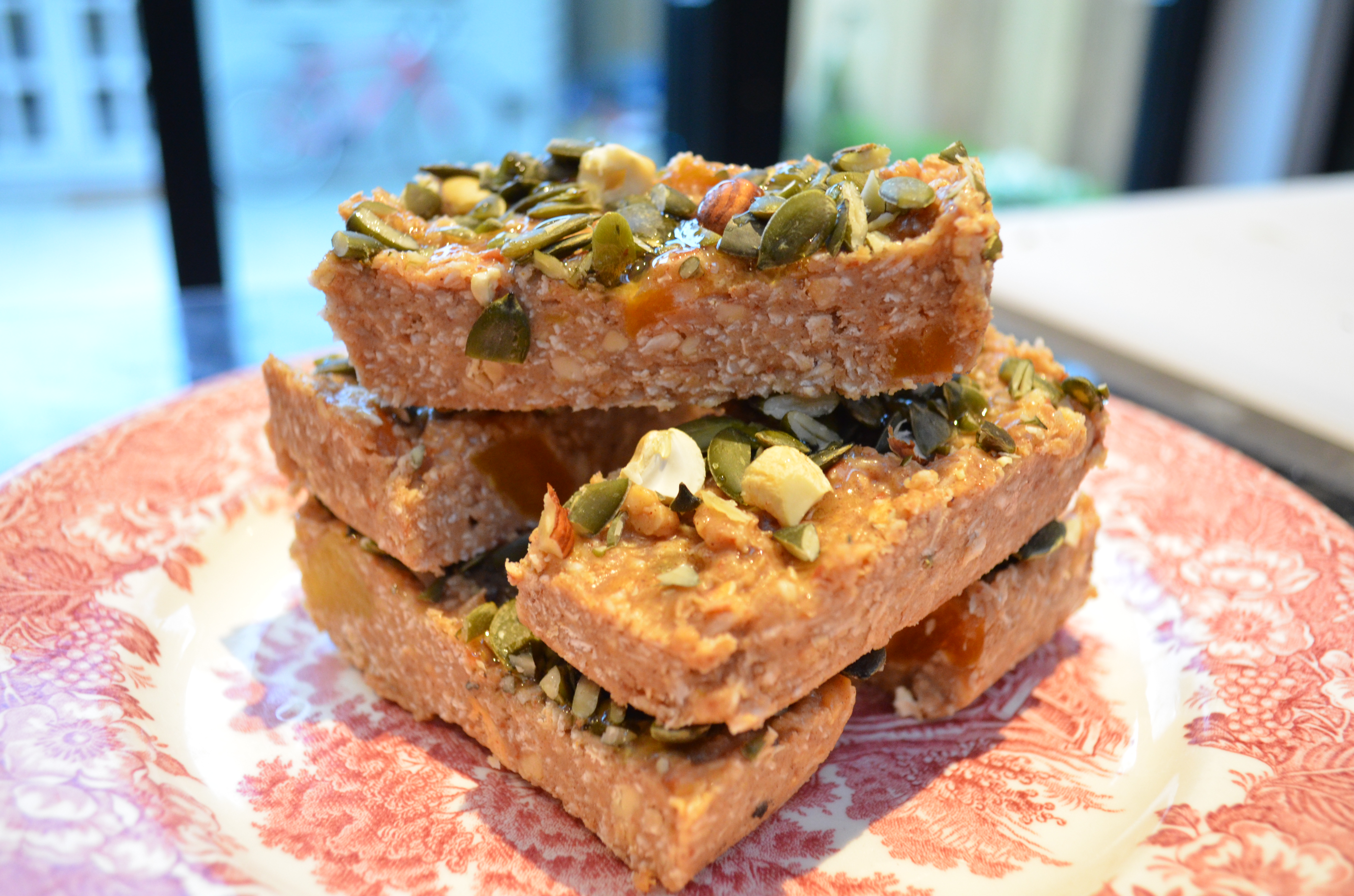 Apricot and Coconut Protein Bars from Francesca