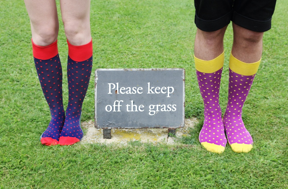 Create a statement from the ankle up with Peper Harow socks