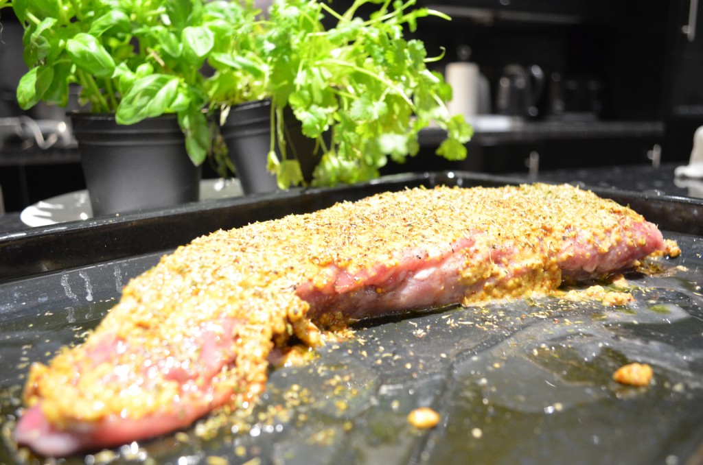 Pork Tenderloin with Cauliflower Puree and Spinach from Francesca Fox 2