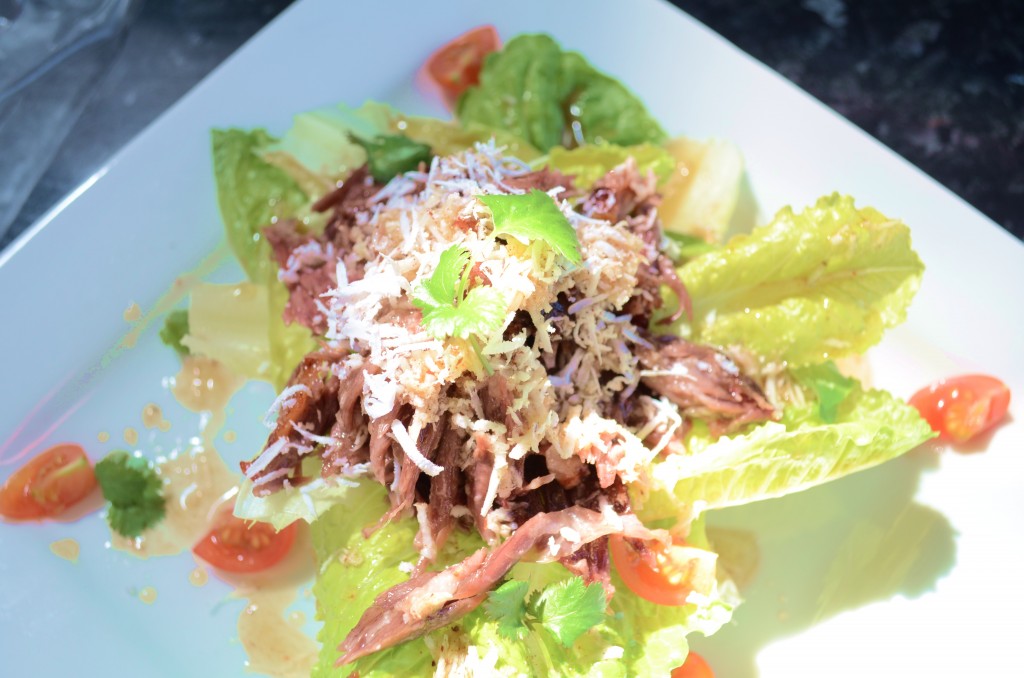 Sticky beef and coconut salad from Francesca Fox 3