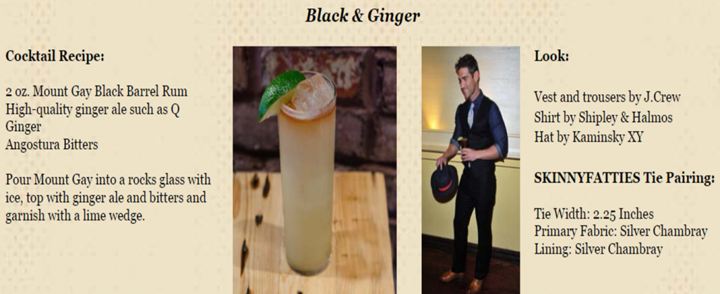 Mount Gay Rum Cocktail Pairing ginger
