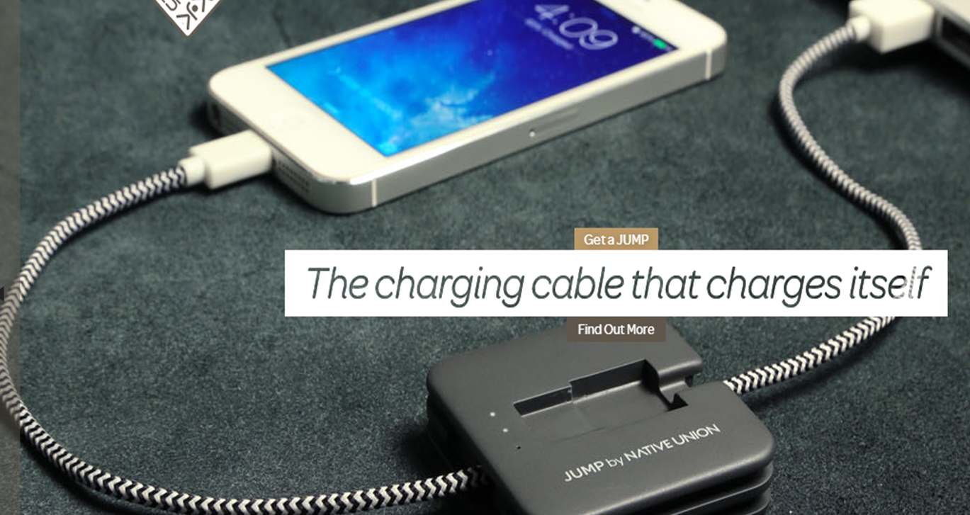 JUMP is the new way to charge your mobile phone