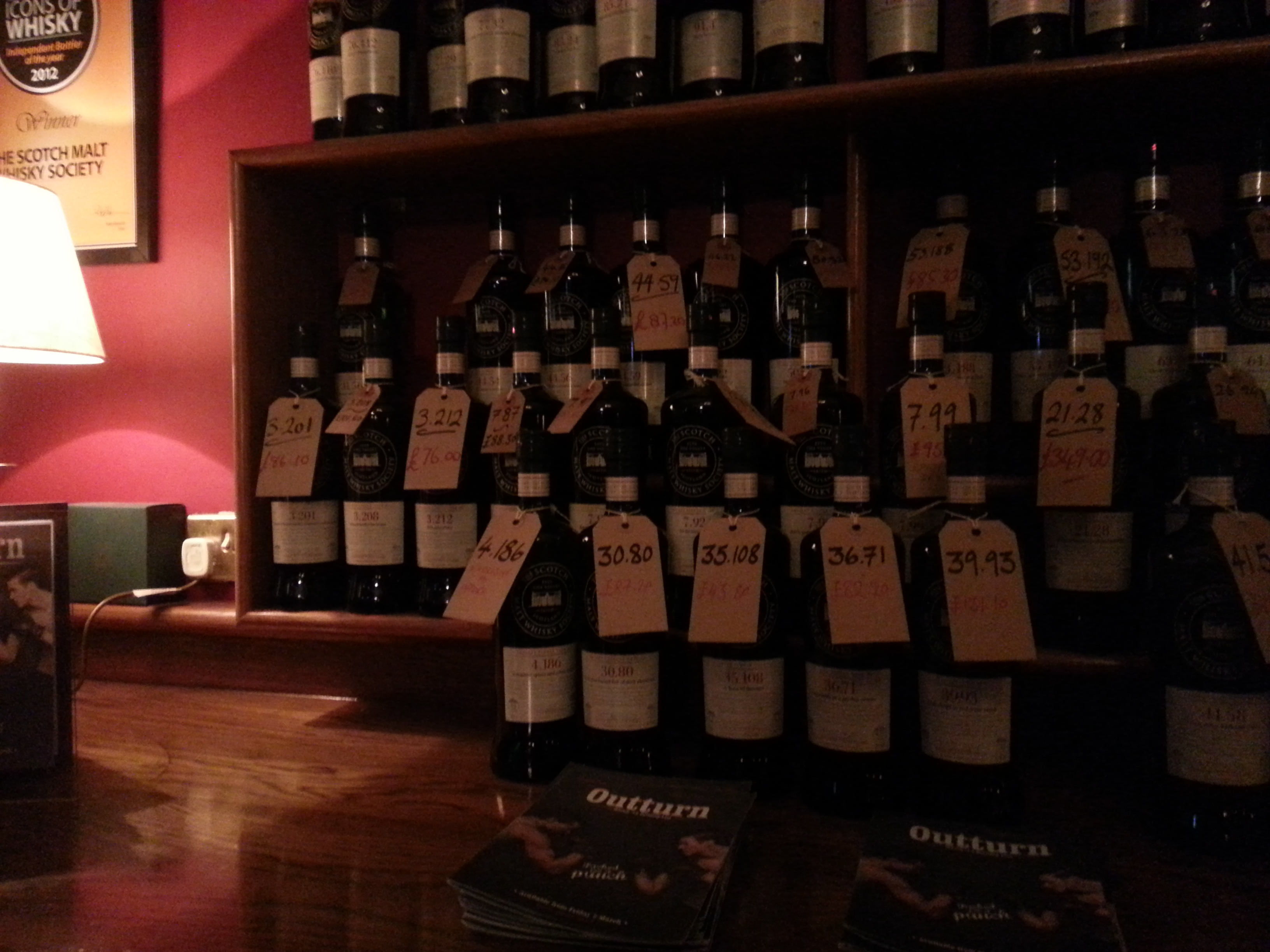Whisky Society in Edinburgh's Leith is a must visit
