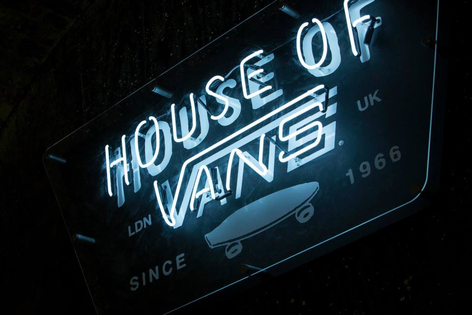 House of Vans sign