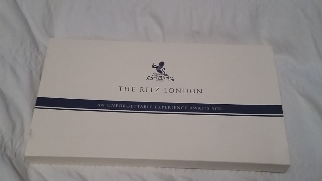 The Ritz restaurant voucher