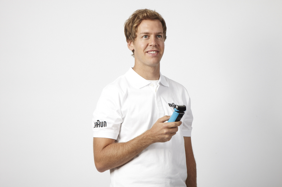 Sebastian Vettel Braun’s new WaterFlex shaver