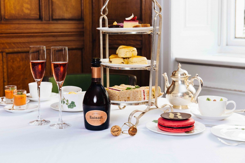 Ruinart Rose 250 Year Anniversary Afternoon Tea at Browns