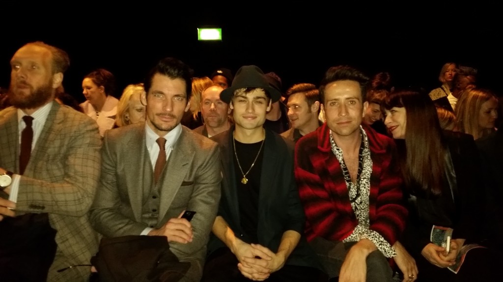 Douglas Booth, Nick Grimshaw, David Gandy