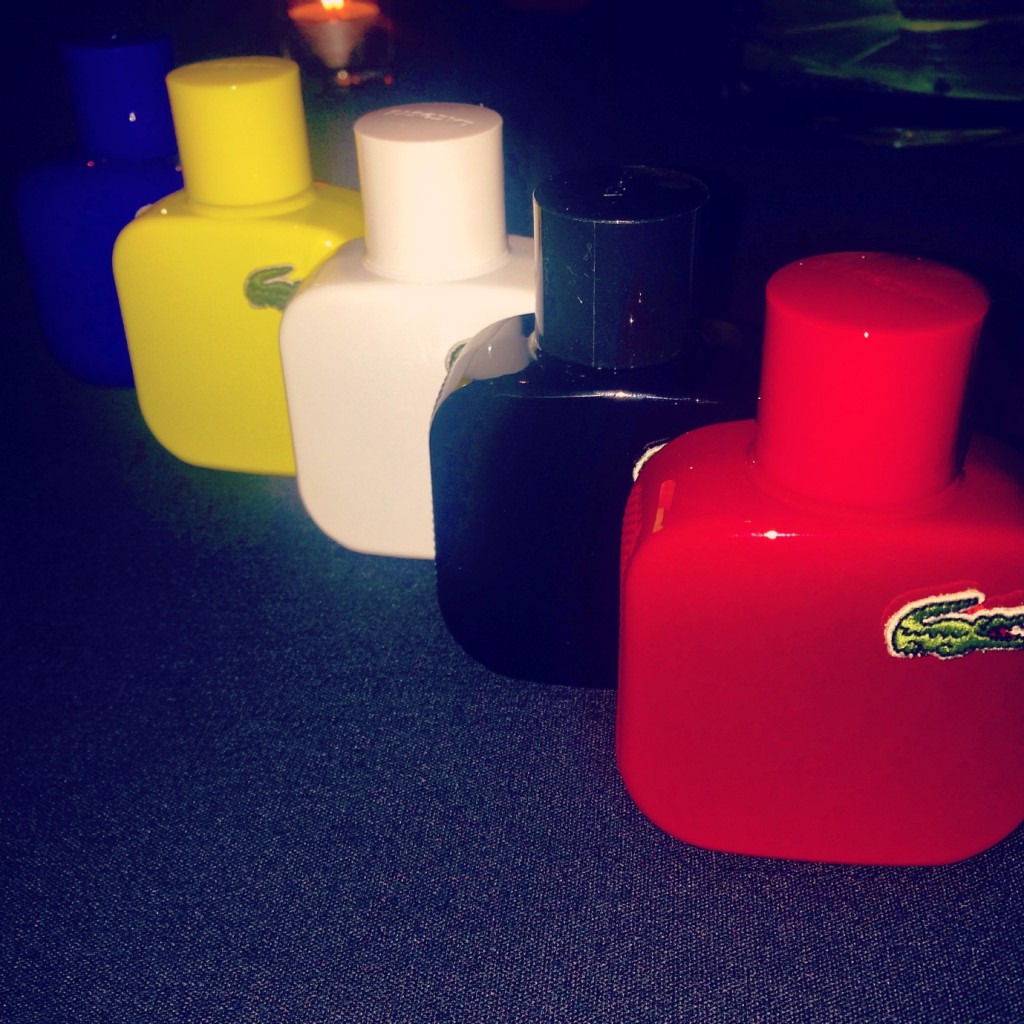 Lacoste Jaune OPTIMISTIC bottles