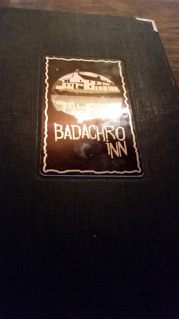 Badachron Inn menu