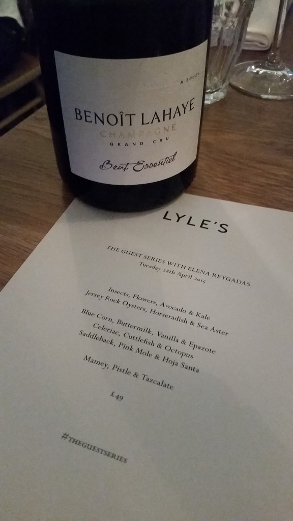 Lyle's Shoreditch Menu