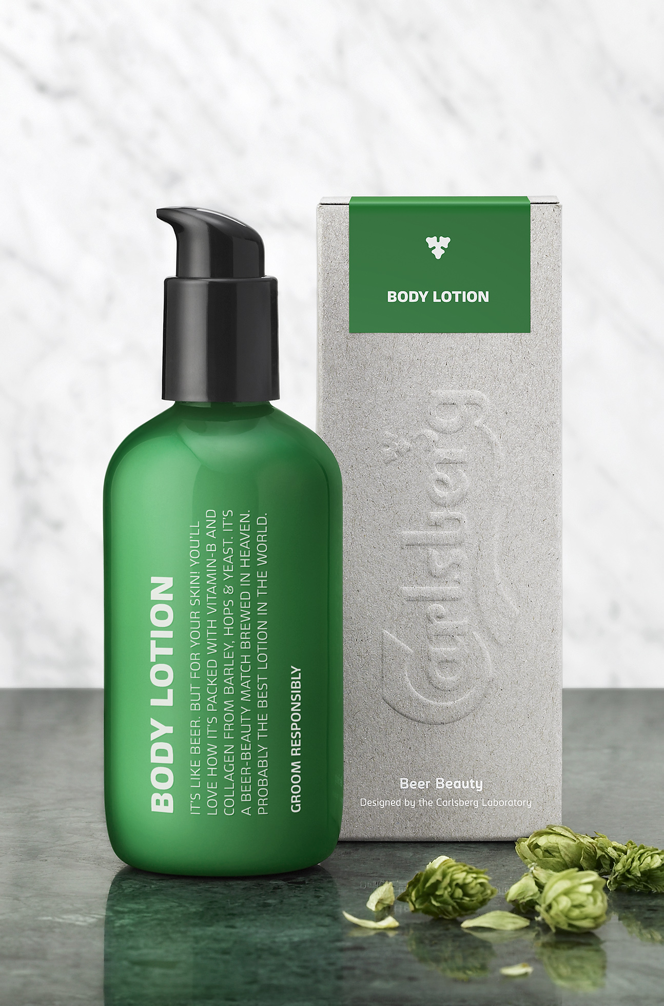 Carlsberg beer launches male beauty products