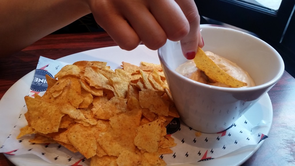 Nachos and cheese