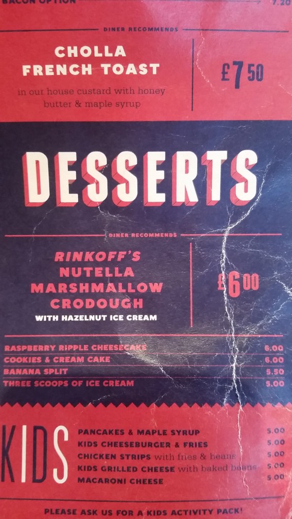 The Diner Desserts