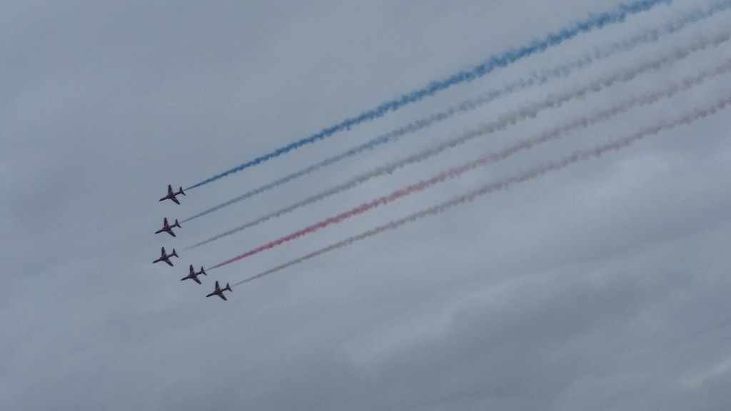 Goodwood Festival of Speed Maketh The Man red arrows