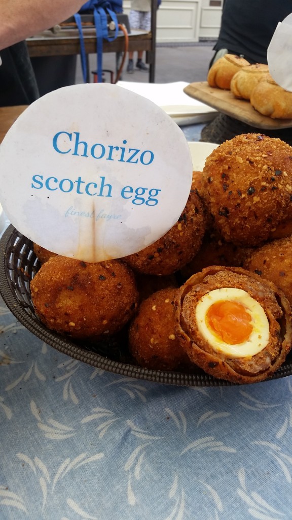 Chorizo scotch egg