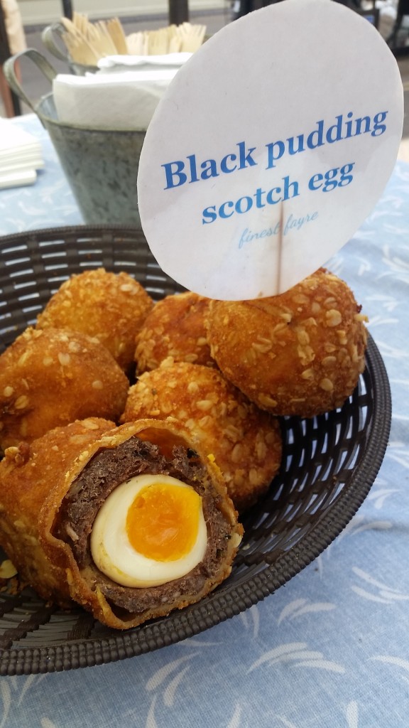 Black pudding scotch egg