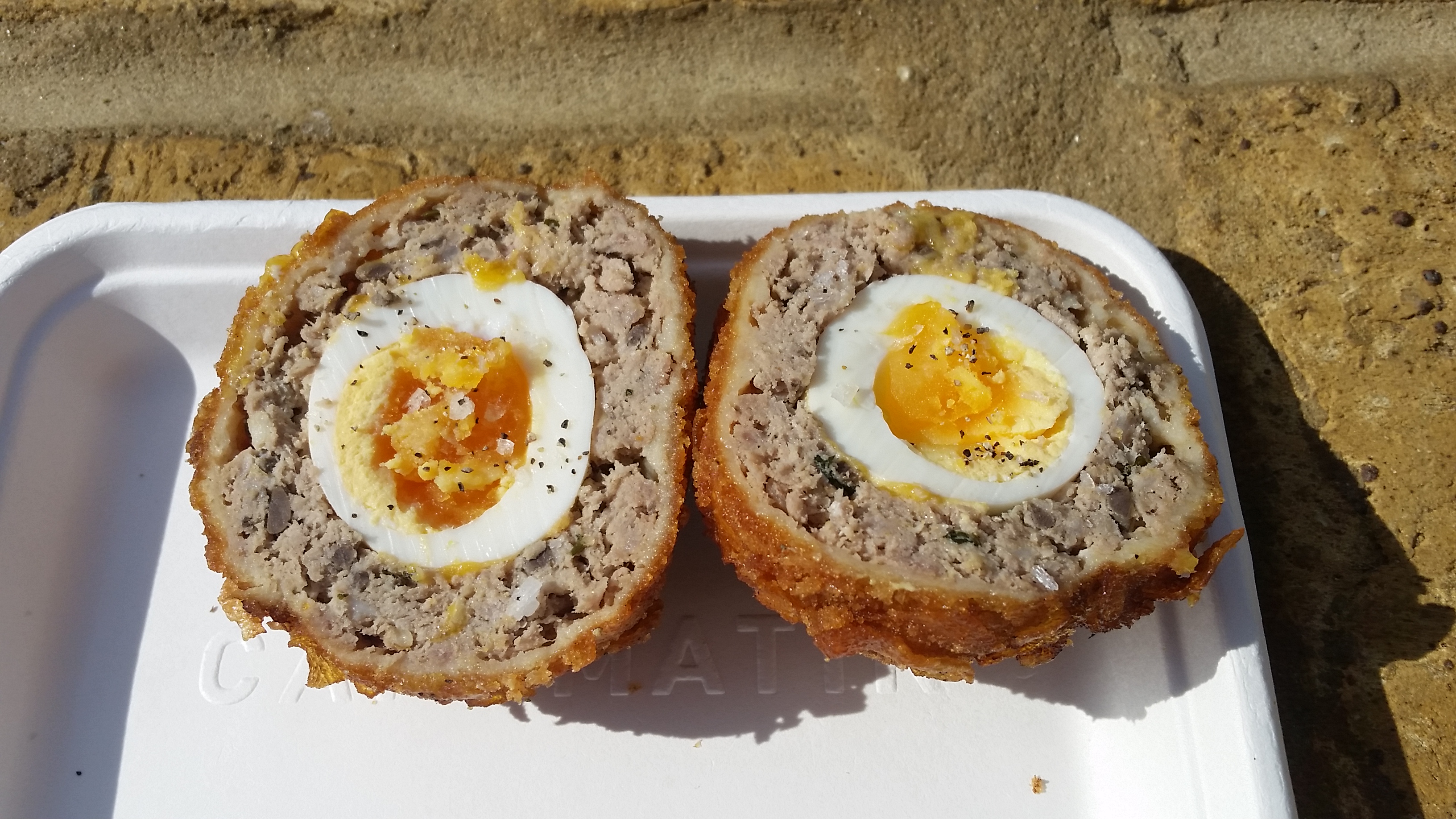 Finest Fayre Scotch Eggs at London Fields Market