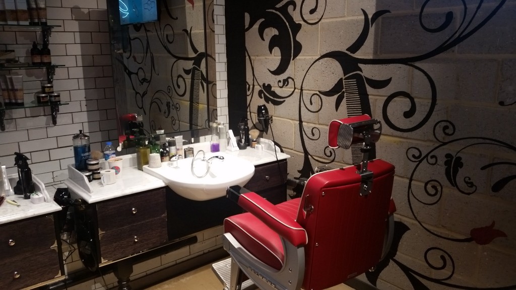 Teds Grooming Room barber chair