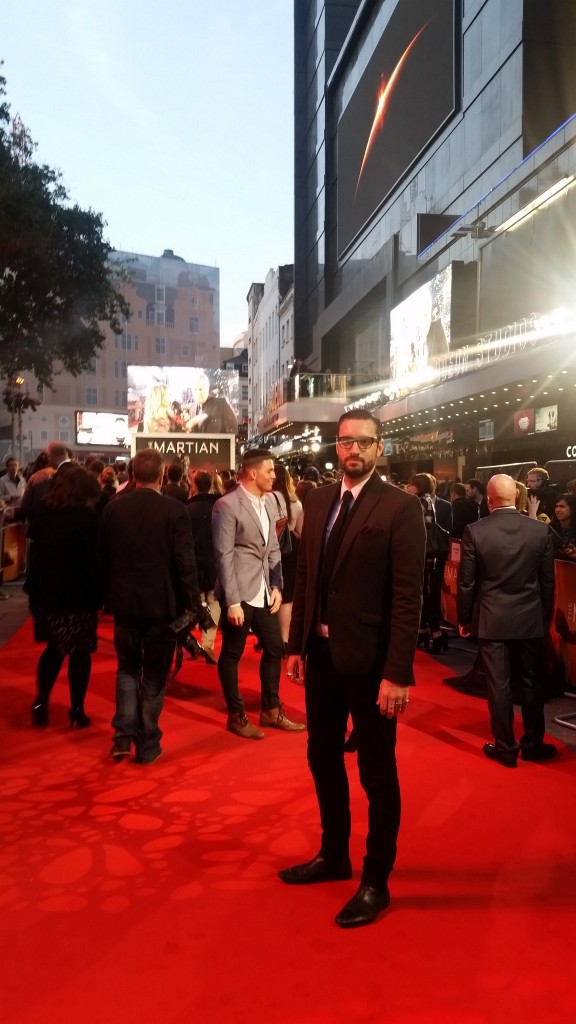 The Martian Movie Premier Callum Watt red carpet