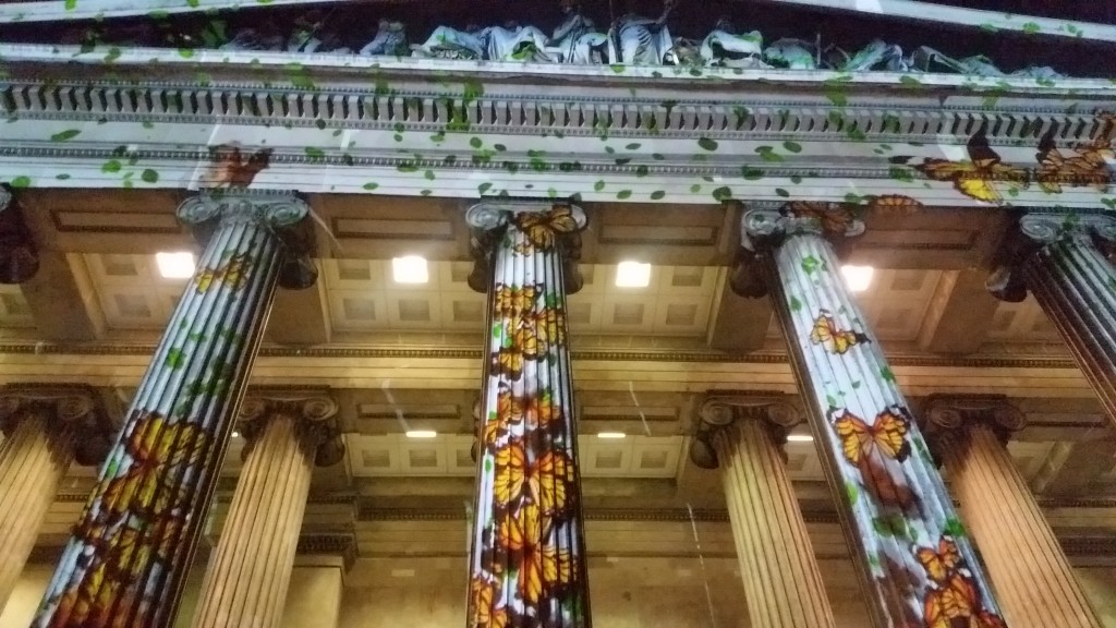 British Museum Halloween projection