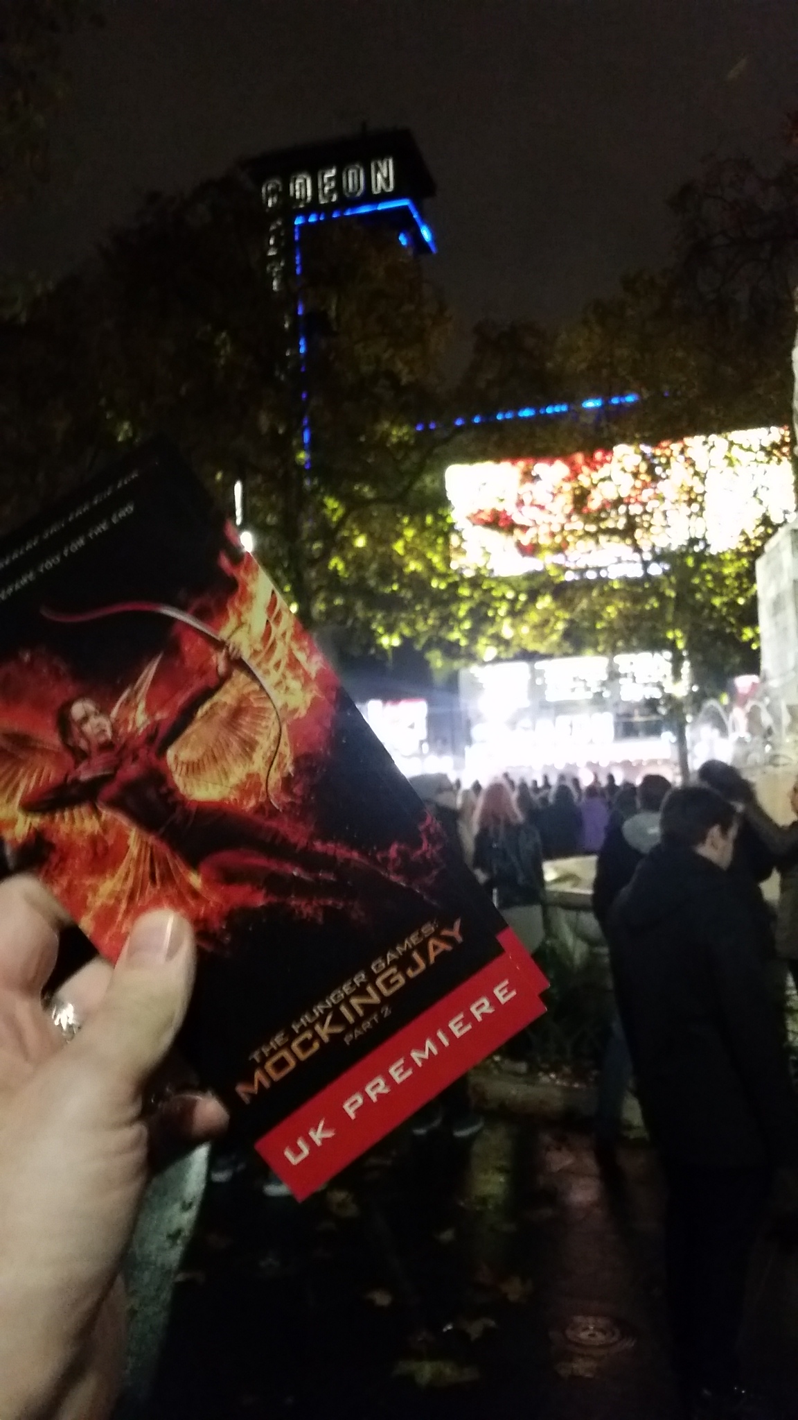 The Hunger Games Mocking Jay Part 2 Premier in London