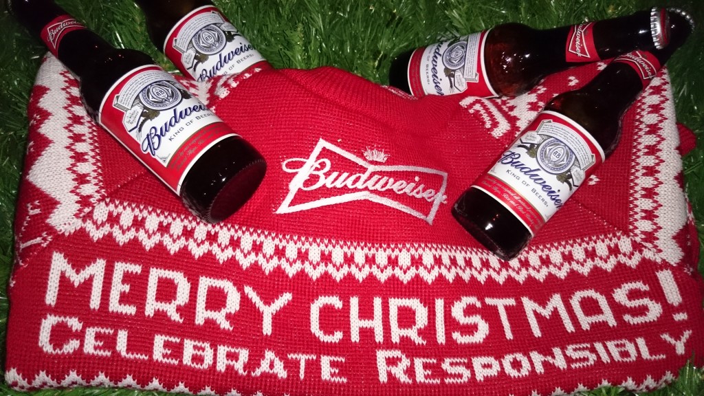 Maketh-The-Man-Budweiser-Bud-Wise - Christmas-Jumper