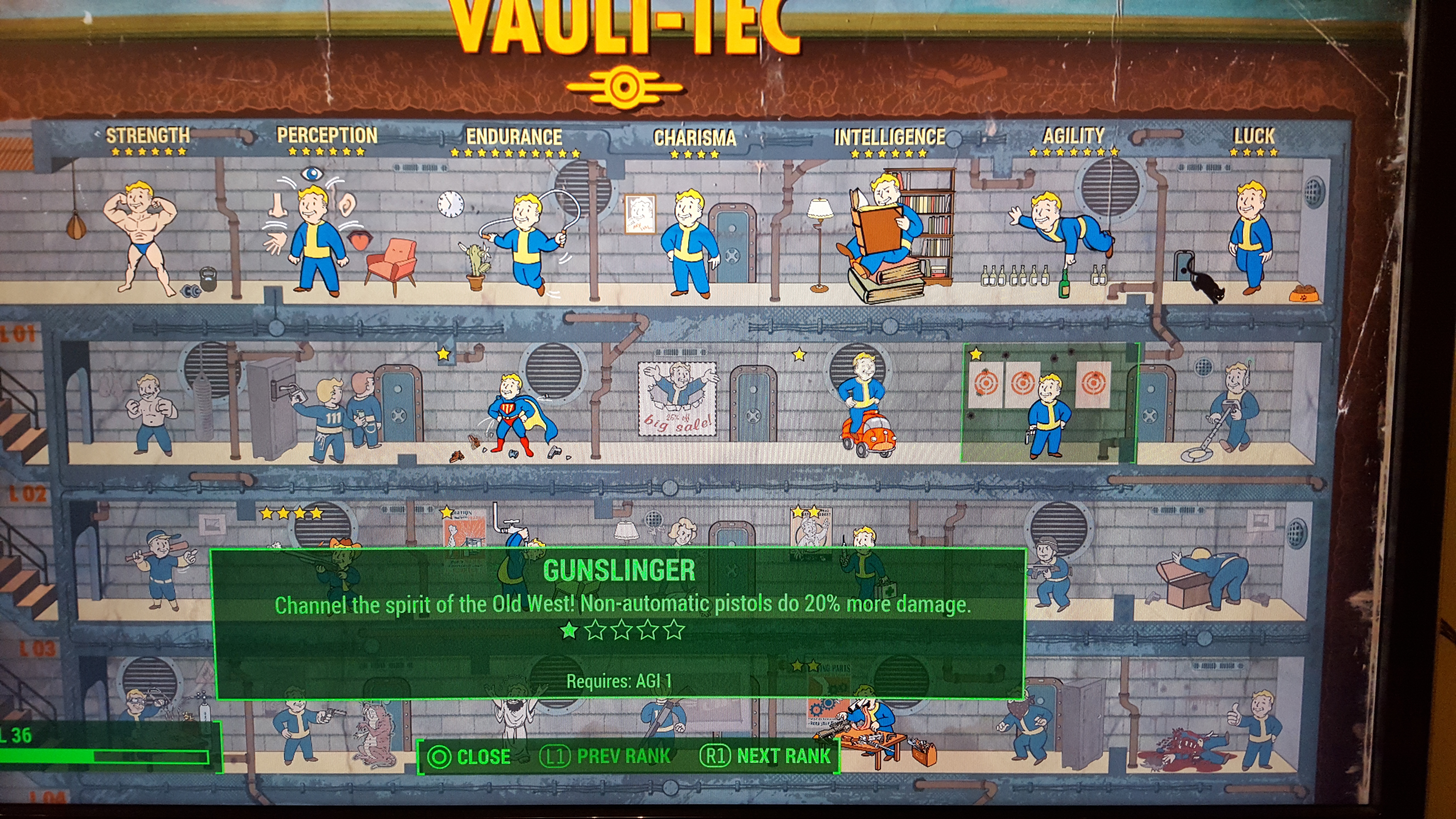 Fallout 4 special таблица фото 22