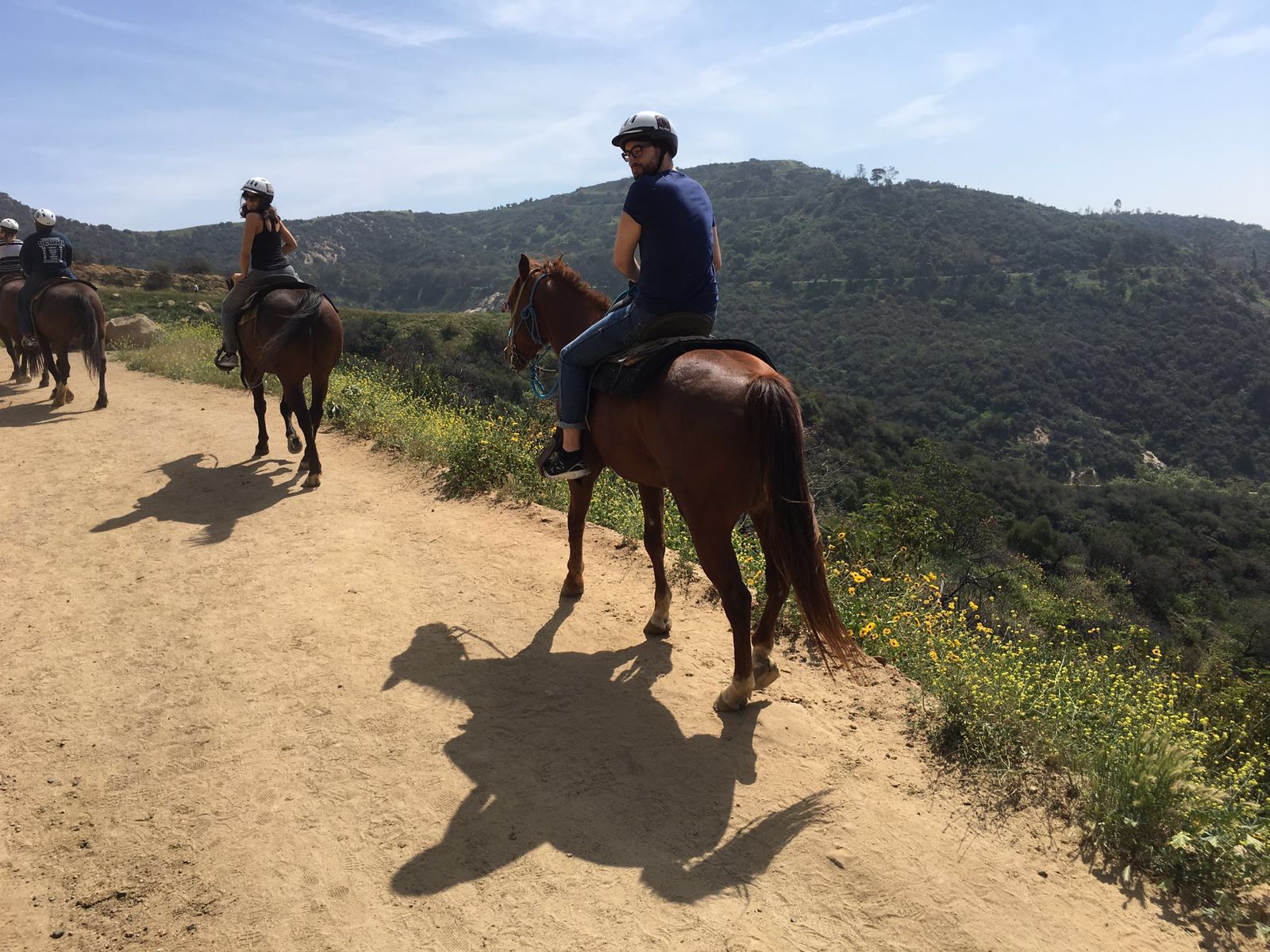 Horse riding in the Hollywood Hills with Sunset Ranch