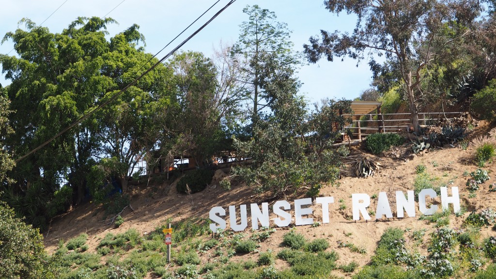 Sunset Ranch sign