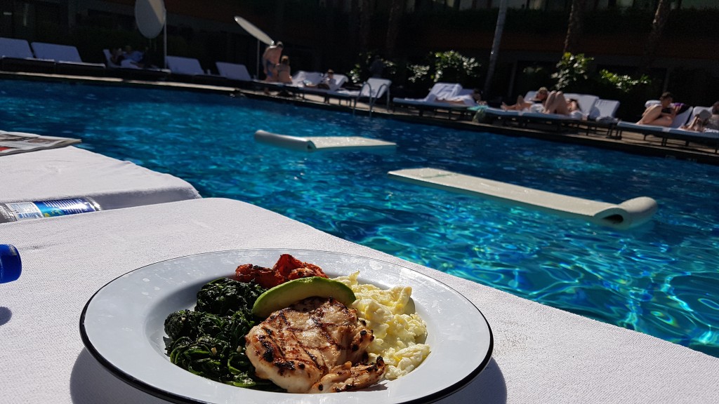 Hollywood Roosevelt Hotel chicken salad