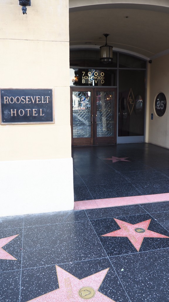 Hollywood Roosevelt Hotel walk of fame