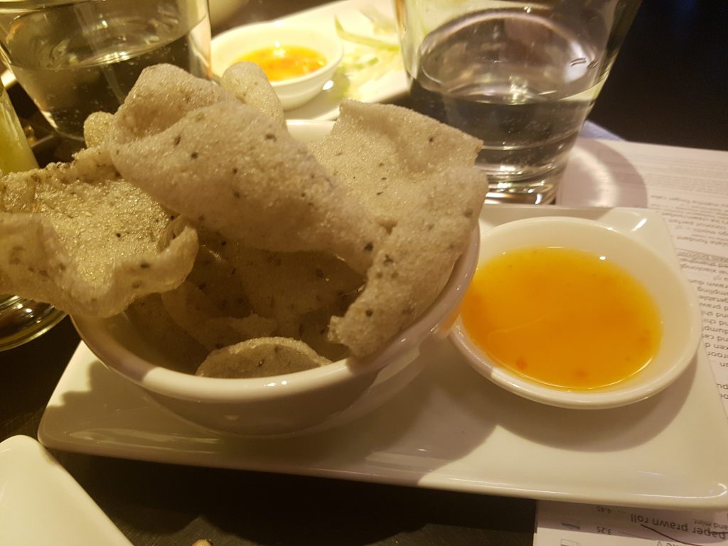 Spicy prawn crackers