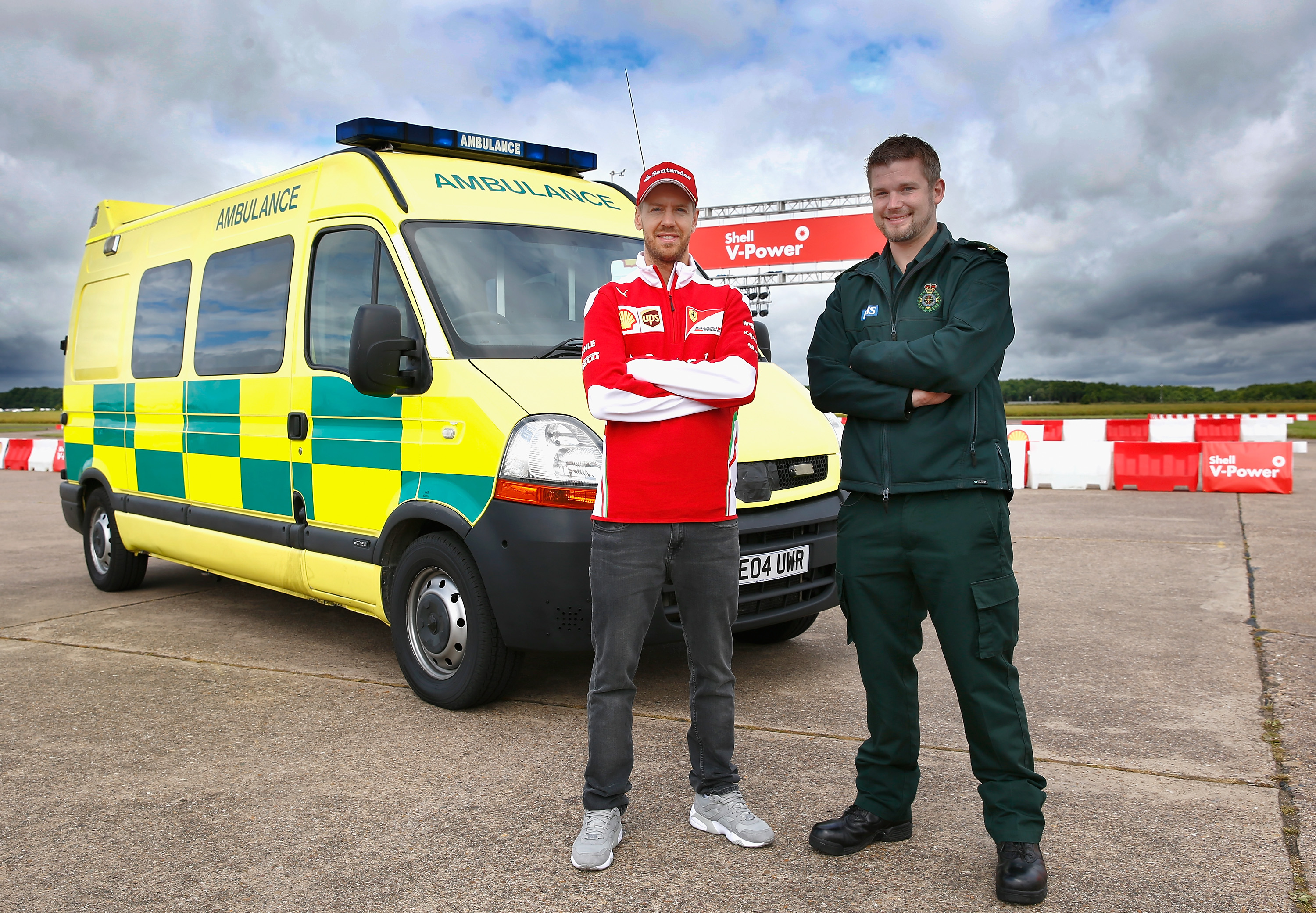 Watch Sebastian Vettel Vs Ambulance Drive