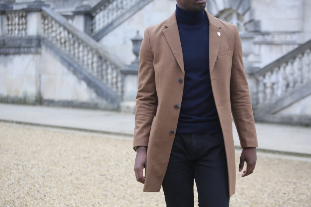 Dark Tan Epsom coat: Hammond Co