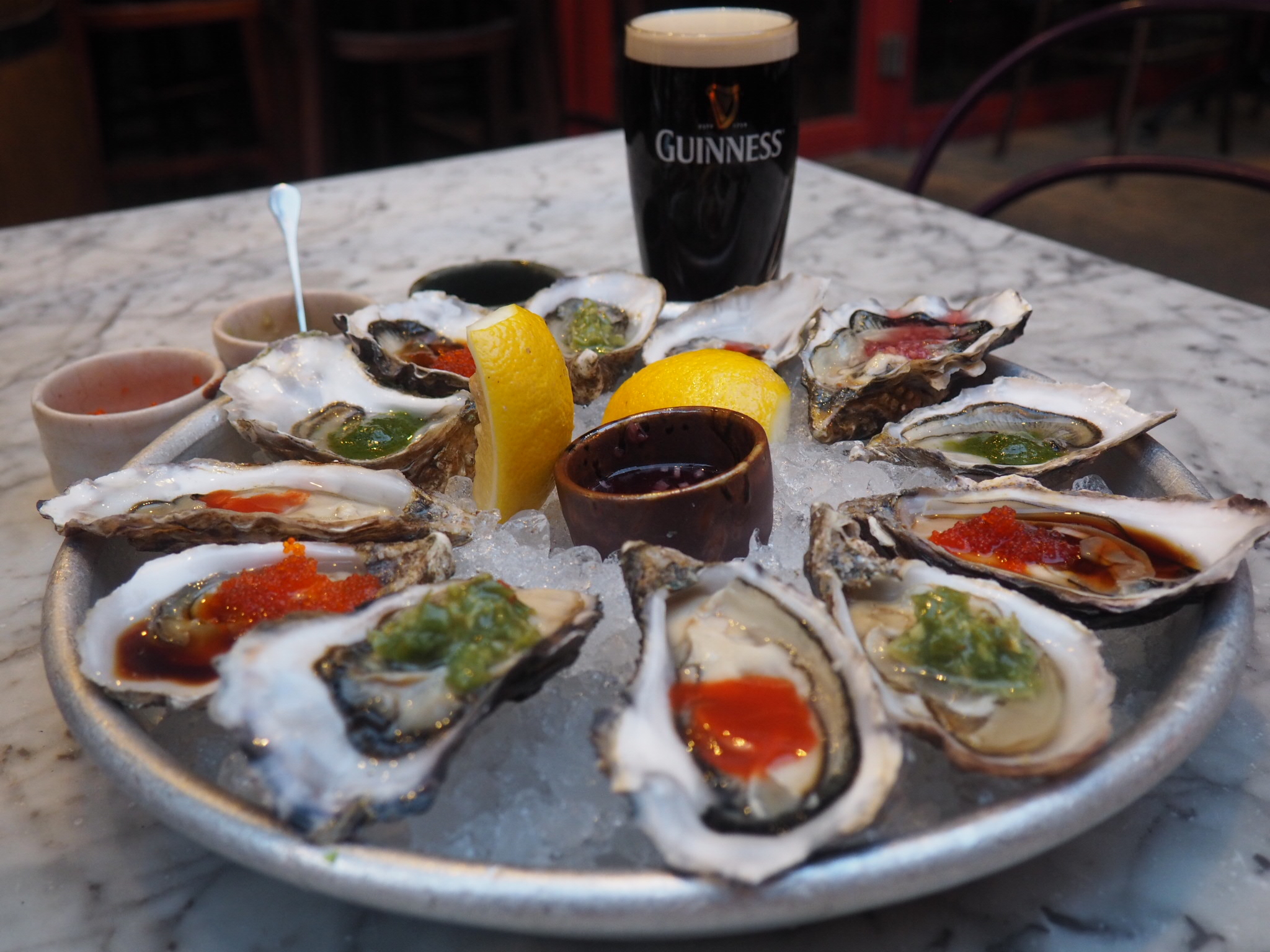 Guinness & Wright Bros Oyster masterclass