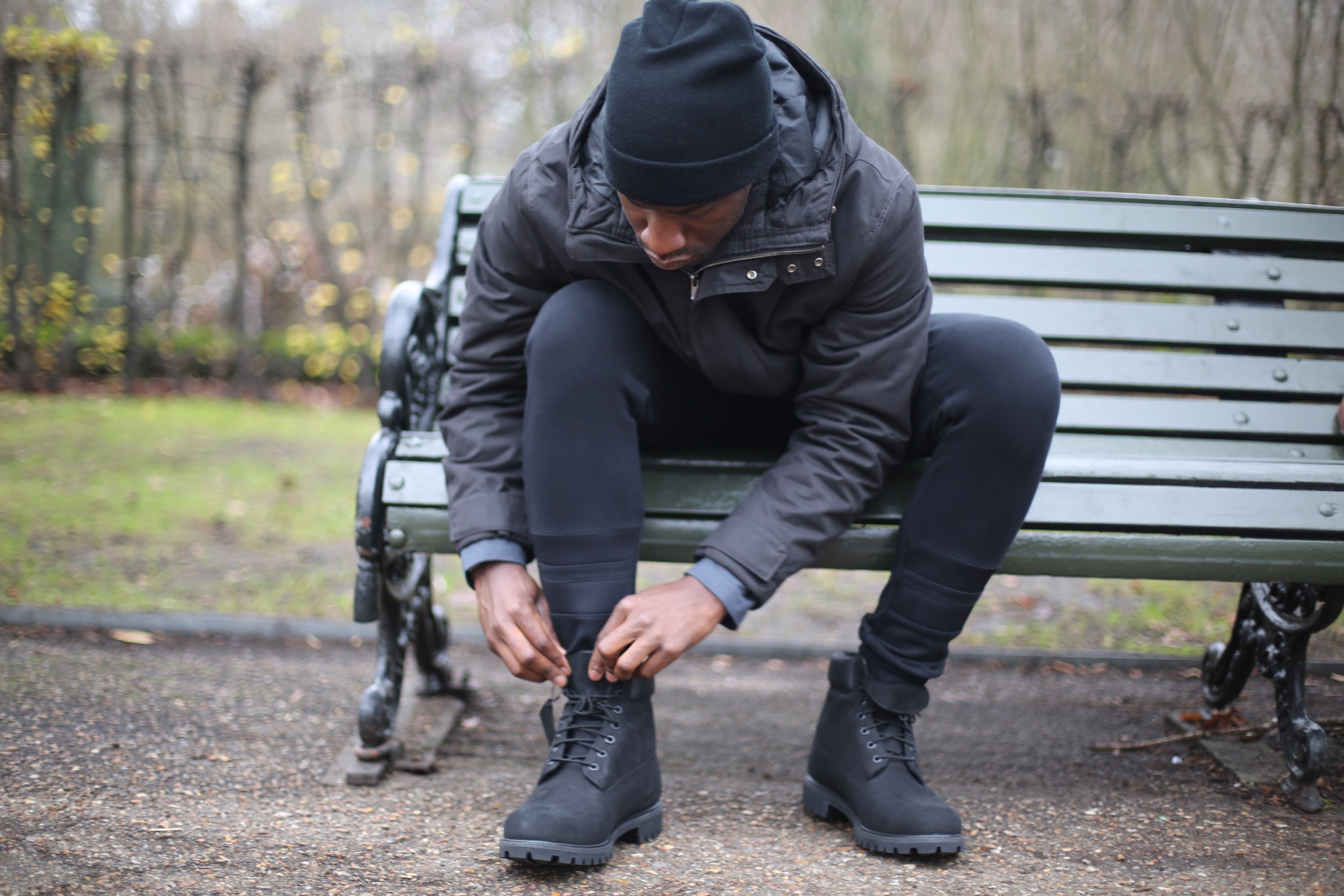 black timbs with jeans