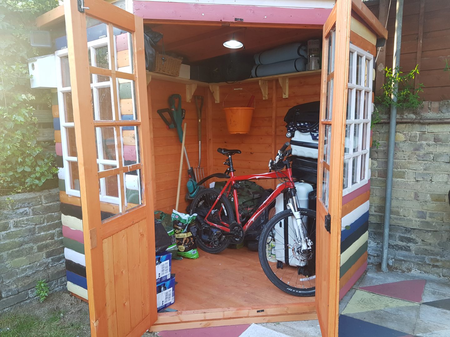 Shed shop lights b&q