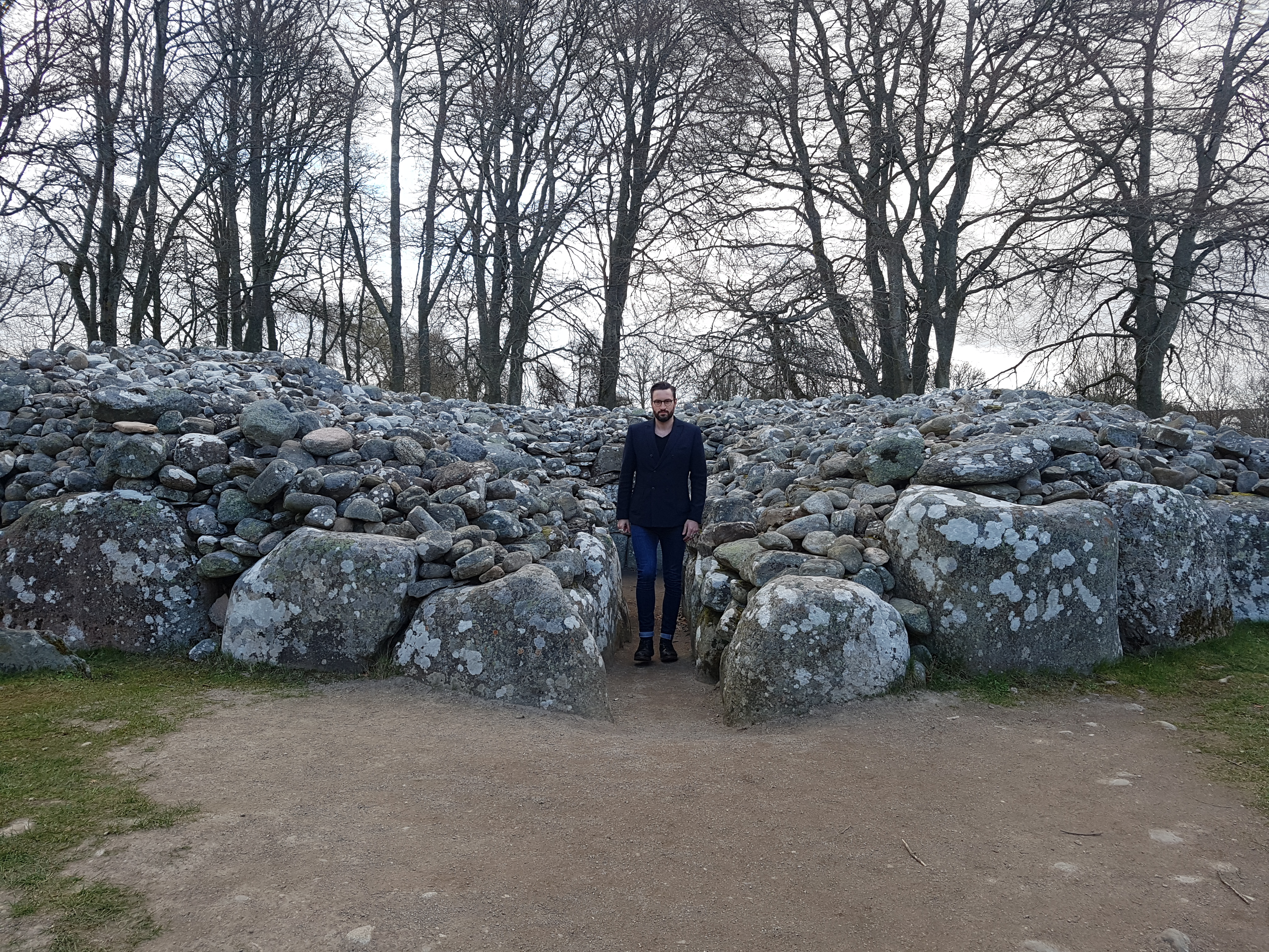 Clava Cairns in the Highlands of Scotland