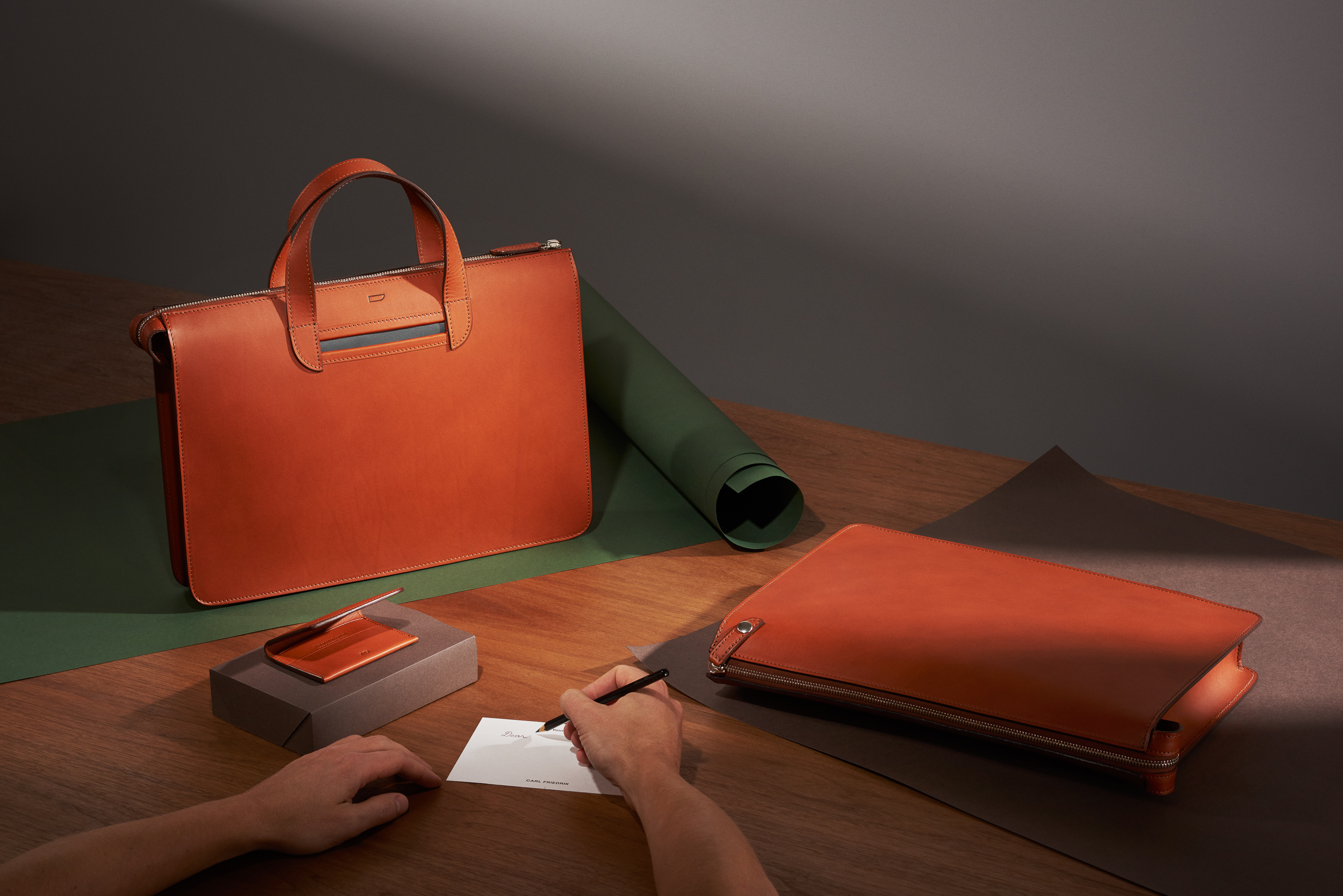 Give something beautiful this Christmas with a Carl Friedrik briefcase
