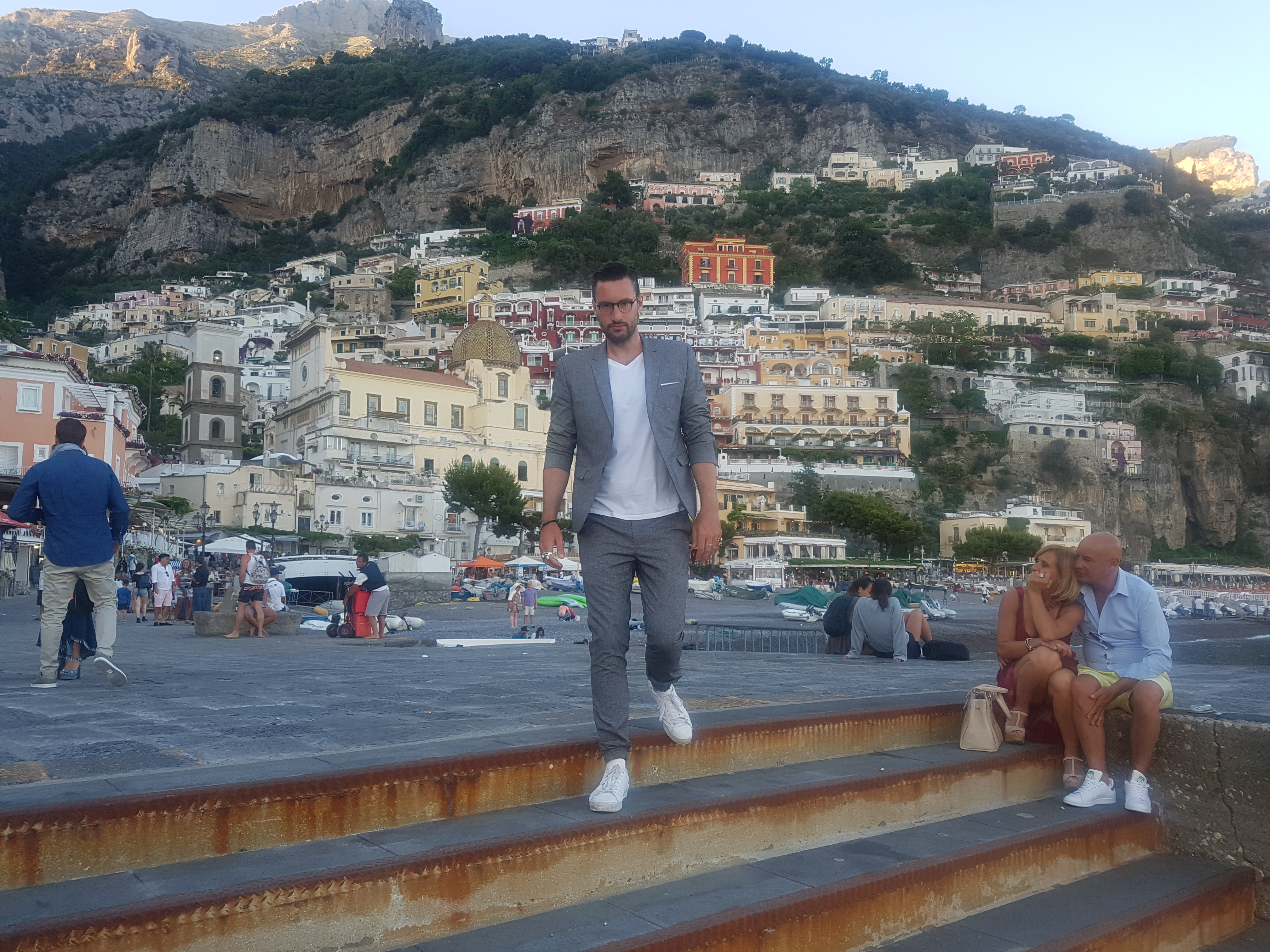 Walking the many chic steps of Positano