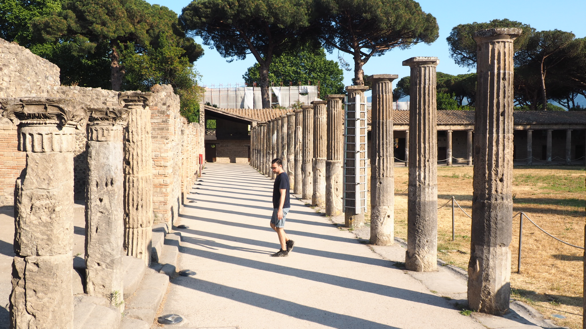 Day visit to historic old Pompeii