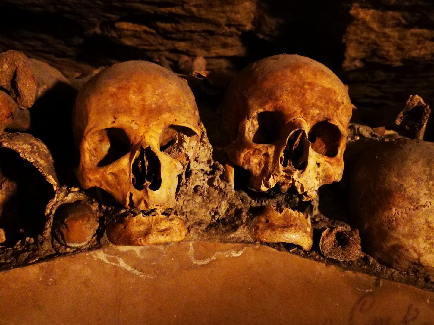 Catacombs Paris Skulls