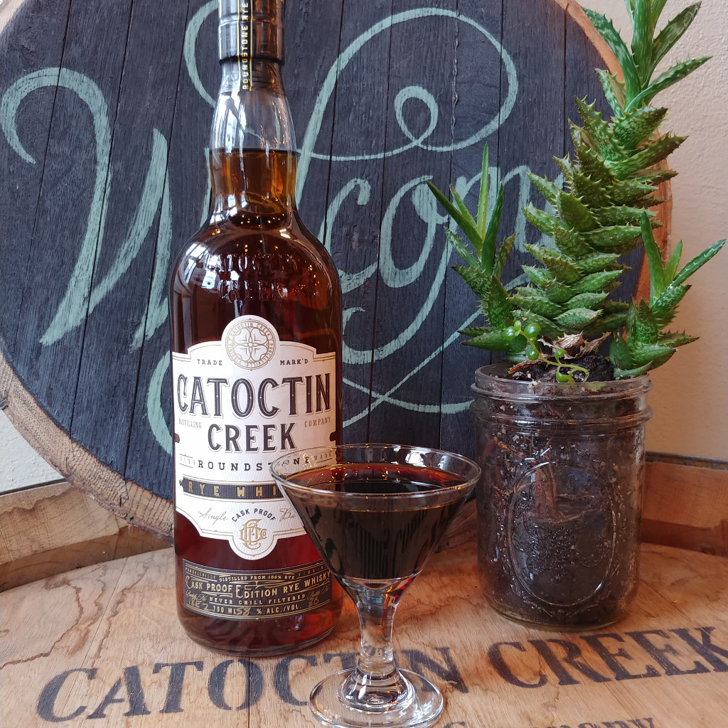 Black Manhattan with Catoctin Rye