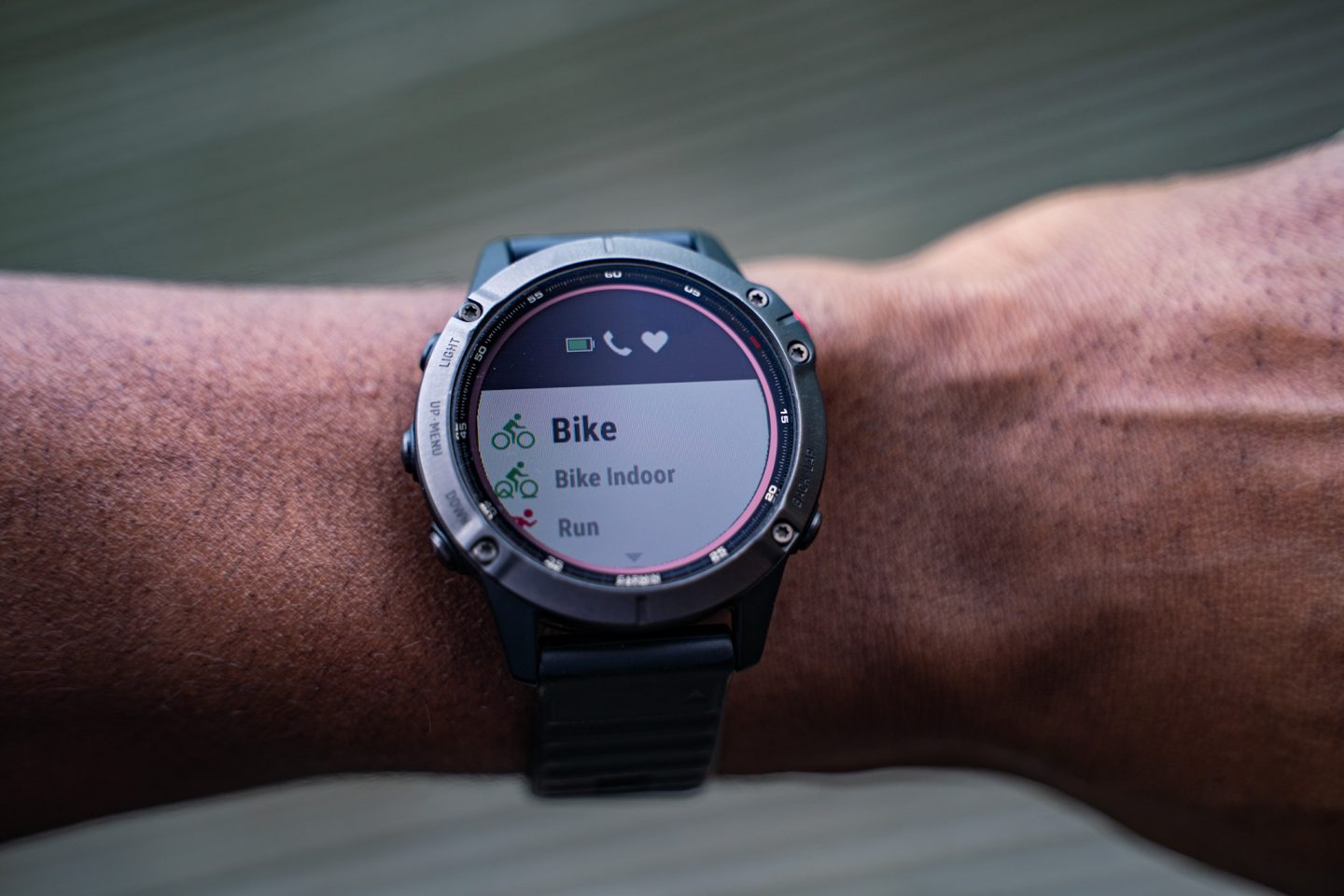 The Fenix 6 Pro Solar fitness tracking options