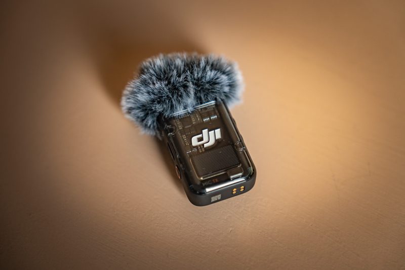 DJI Mic 2 with sound muffler